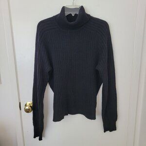 Rag & Bone Wool Blend ribbed turtleneck Relaxed Fit Sweater